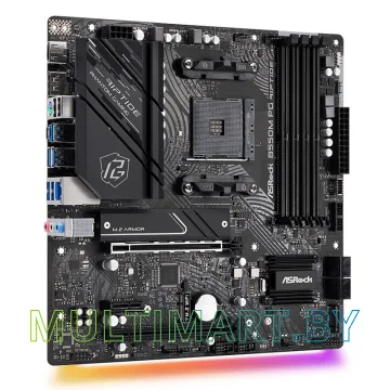 Материнская плата ASRock B550M PG Riptide картинка 2